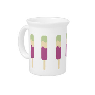 Ice Cream Pop Cute Summer Beverage Pitcher