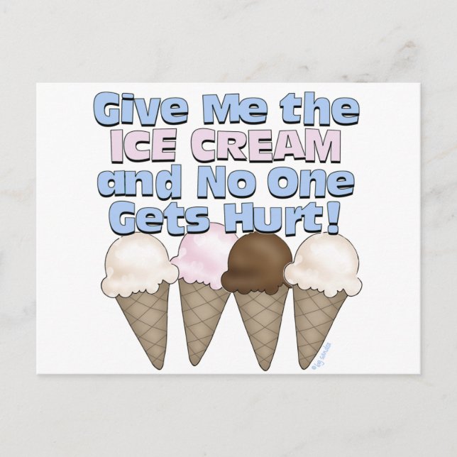 Ice Cream Postcard (Front)