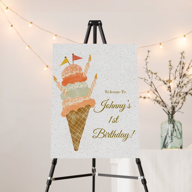 Ice Cream Poster (In Situ (Stand))