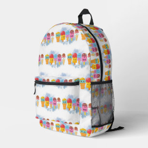 ice cream printed backpack