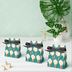Ice Cream Puppy Pattern Favor Boxes