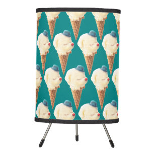 Ice Cream Puppy Pattern Tripod Lamp