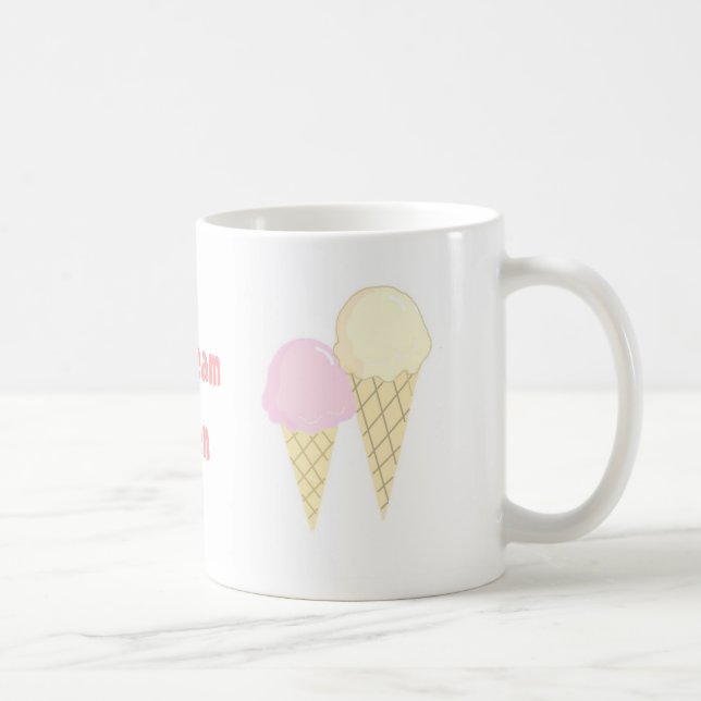 Ice Cream Queen Coffee Mug (Right)
