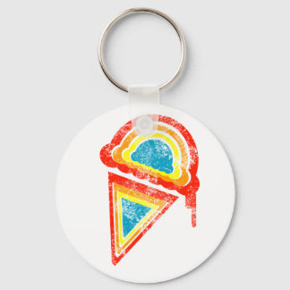 ice cream rainbow dripz keychain