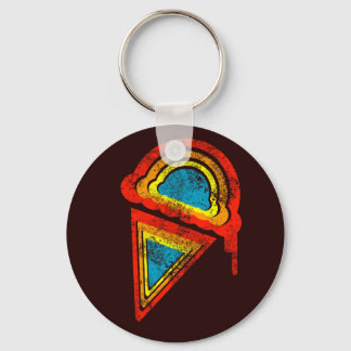 ice cream rainbow dripz keychain