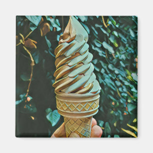 Ice cream recipe magnet
