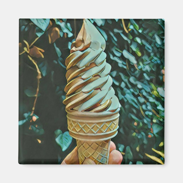 Ice cream recipe magnet (Front)