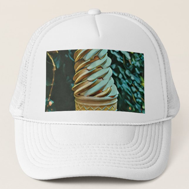 Ice cream recipe trucker hat (Front)