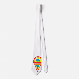 ice cream retro rainbowz neck tie