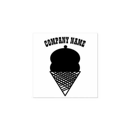 Ice Cream Rubber Stamp