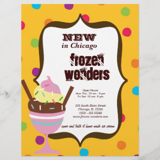 Ice Cream Salon Flyer