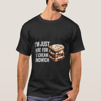 Ice Cream Sandwich Men Womens Kids Cookie Ice Crea T-Shirt
