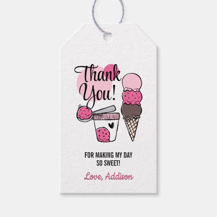 Editable Template Twins Printable Ice Cream Theme Girl Birthday Party Favor Tag Instant Download So Sweet Party Tag I03