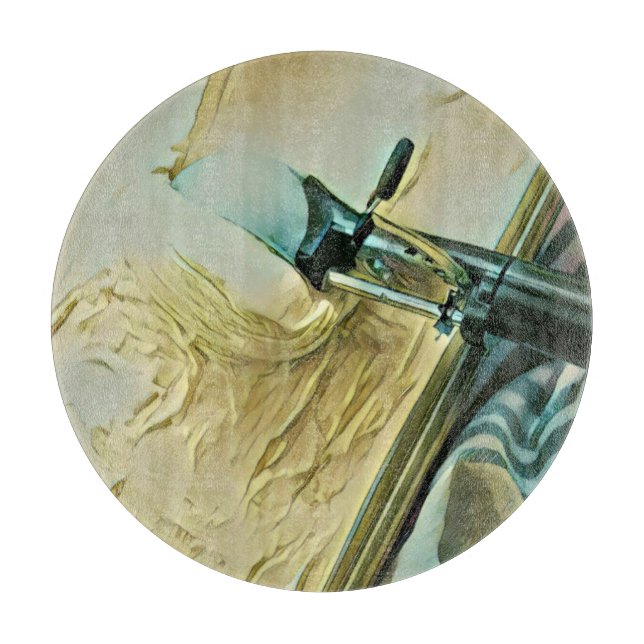 Ice cream scoop cake cutting board (Front)