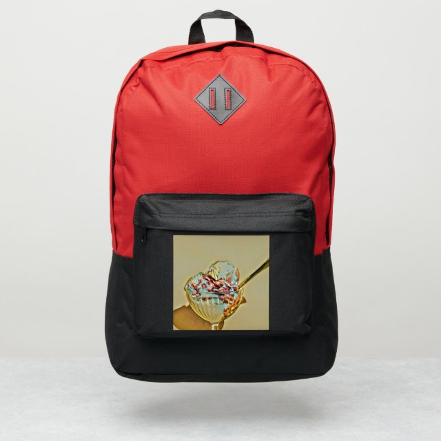 Ice cream scoop port authority® backpack (Front)