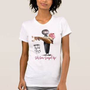Ice cream Scooped Up Bridal Shower T-Shirt