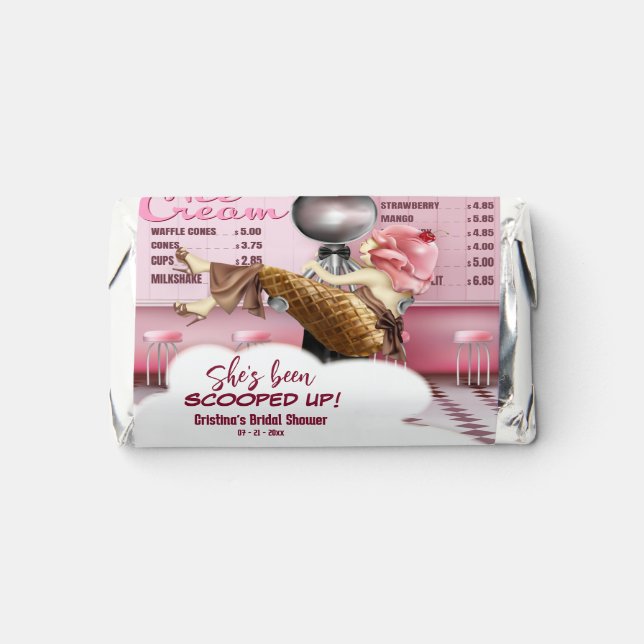 Ice Cream Scooped Up Candy Tin Hershey's Miniatures (Front)