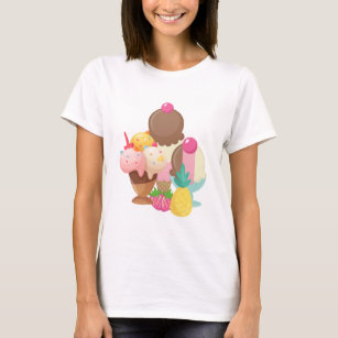 Ice Cream Scoops with Sprinkles T-Shirt