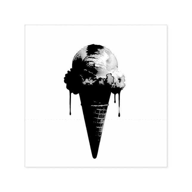Ice Cream Self-inking Stamp (Design)