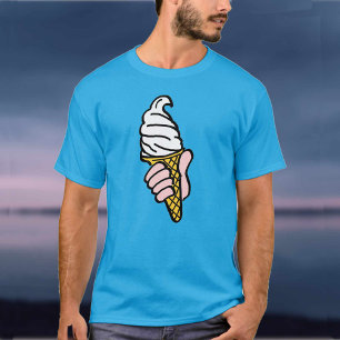 Ice Cream Seller with Ice Cream Cone or Cornet T-Shirt