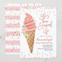 Ice cream she’s been scooped bridal shower