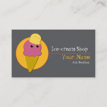 Ice-cream Shop Business card