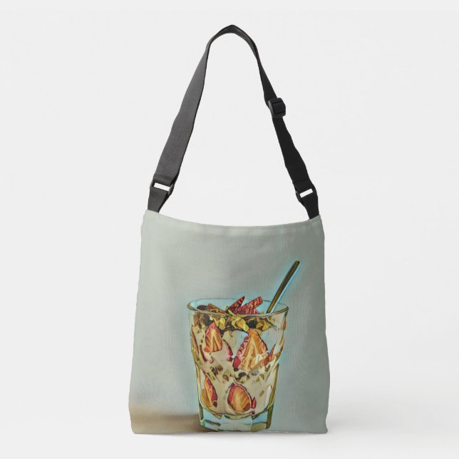 Ice cream shop crossbody bag (Front)