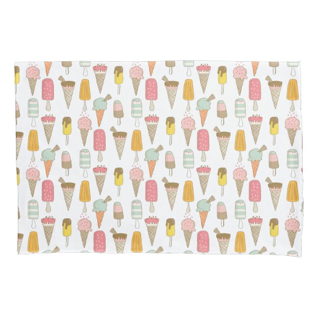 Ice Cream Shop Novelty Pillow Case (Front)