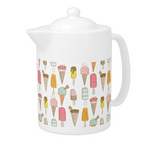 Ice Cream Shop Novelty Teapot