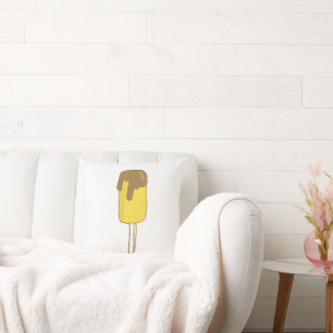 Ice Cream Shop Novelty Throw Pillow