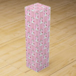 Ice Cream Shoppe Strawberry Pink Shake Milkshake Wine Box<br><div class="desc">Design features an original illustration of a diner-style pink strawberry ice cream milkshake, topped with whipped cream and a cherry. Ideal for a birthday party, ice cream shoppe, make your own sundae party, or other celebration. This pink ice cream shake design is also available on other products. Don't see what...</div>