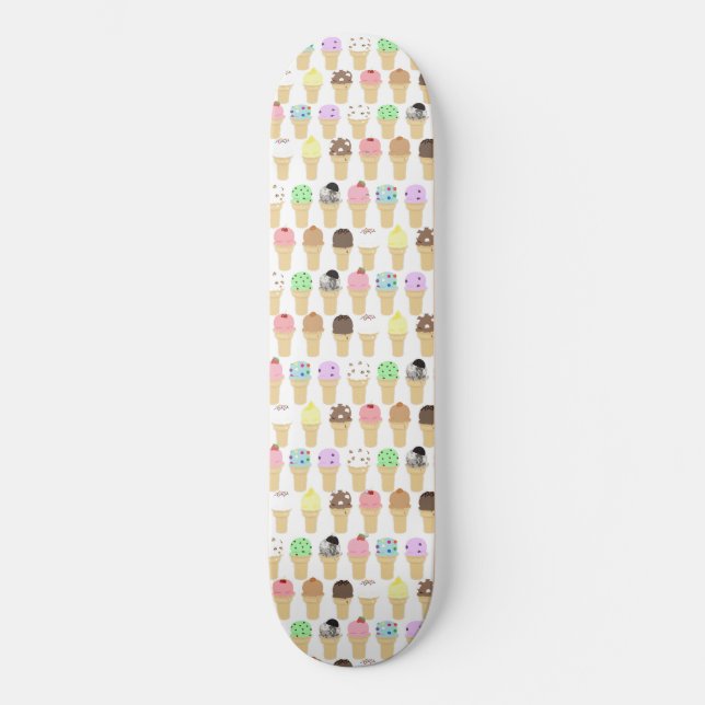 Ice Cream Skate Deck, Yummy Skateboard (Front)