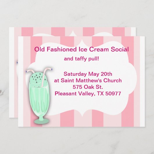 Ice Cream Social (Front/Back)