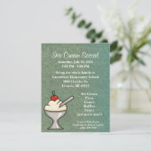 Ice Cream Social Flyer (Standing Front)