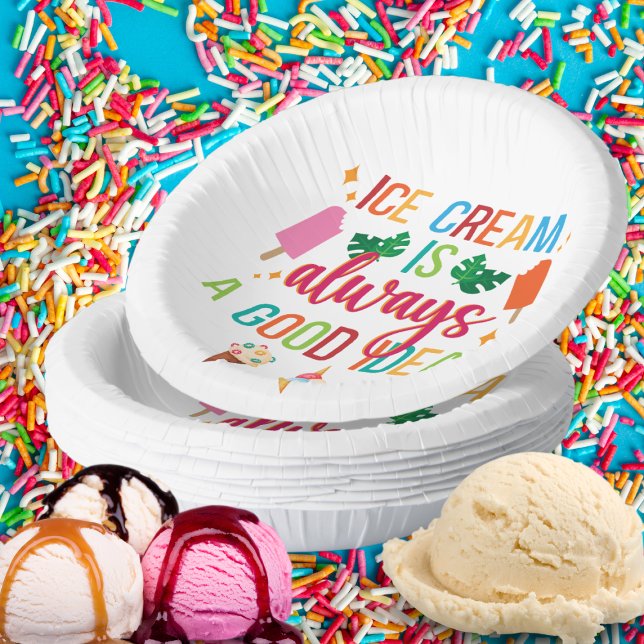 Ice Cream Social  Paper Bowls (Creator Uploaded)