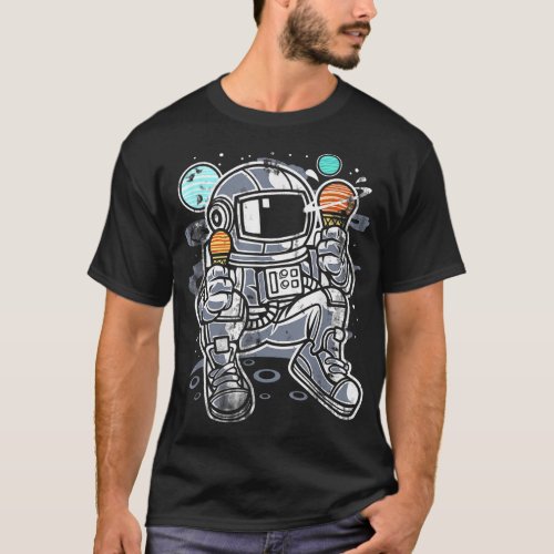 Ice Cream Space Planets Cosmonauts Astronomy Astro T_Shirt