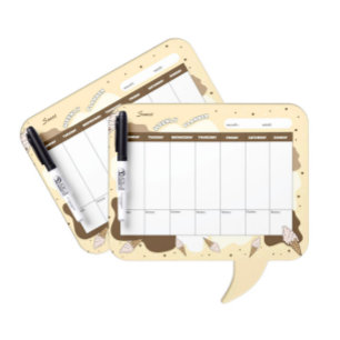 Ice cream splash dry erase board