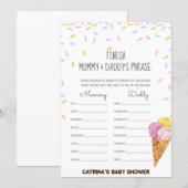 Ice Cream Sprinkle Baby Shower -Editable Name, 5x7 Invitation | Zazzle