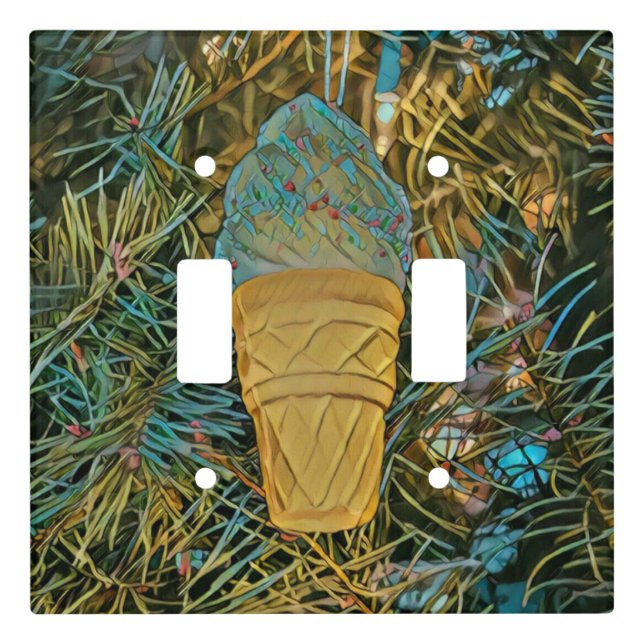 Ice cream sprinkles light switch cover (Front)