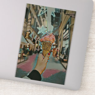 Ice cream sprinkles sticker
