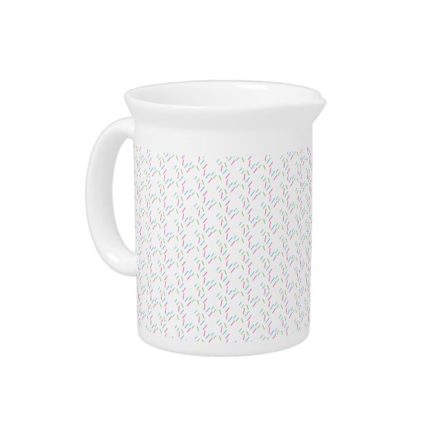Ice Cream Sprinkles Summer Beverage Pitcher (Left)