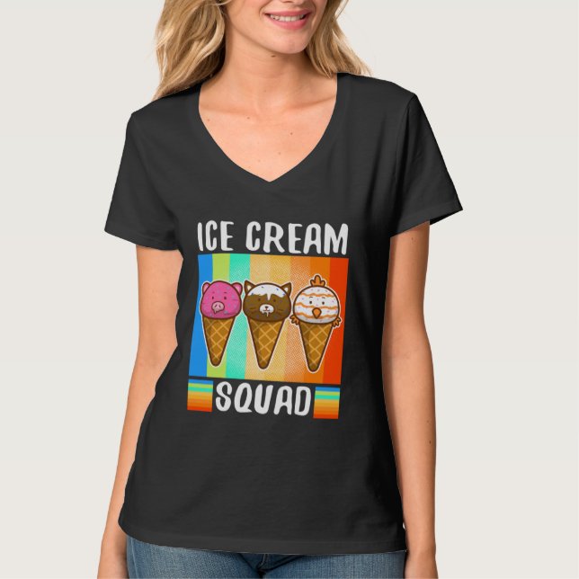 Ice cream squad  2 T-Shirt (Front)