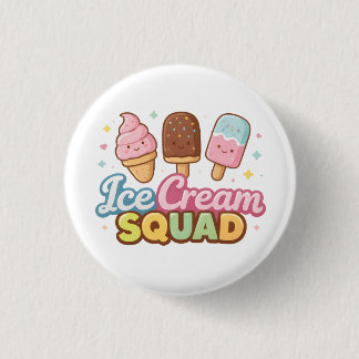 Ice Cream Squad Cute Cartoon Popsicle Button