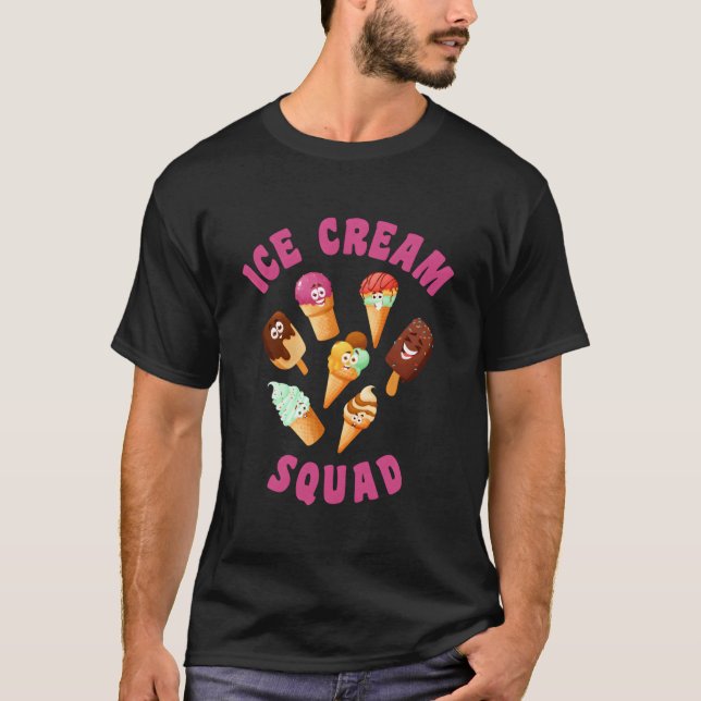 Ice Cream Squad Ice Cream T-Shirt (Front)