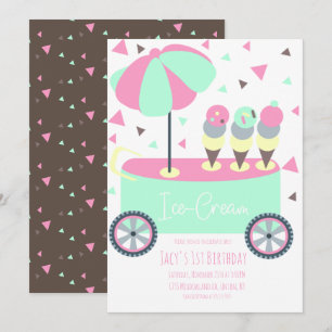 Ice Cream Stand Confetti Sweet Birthday Party