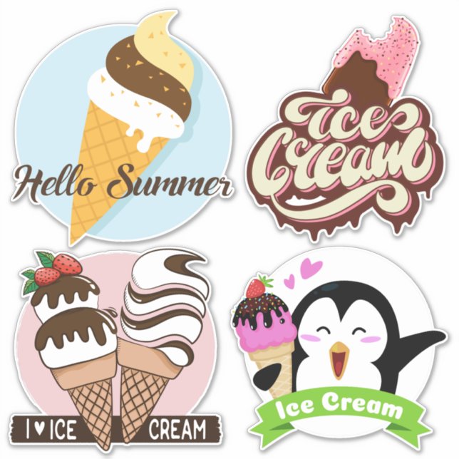 Ice Cream Sticker (Front)