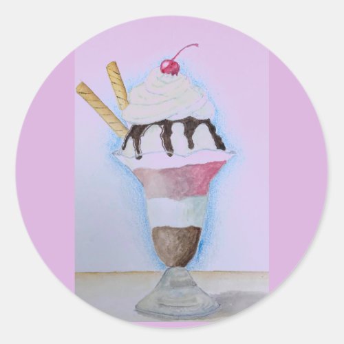 Ice cream Sticker