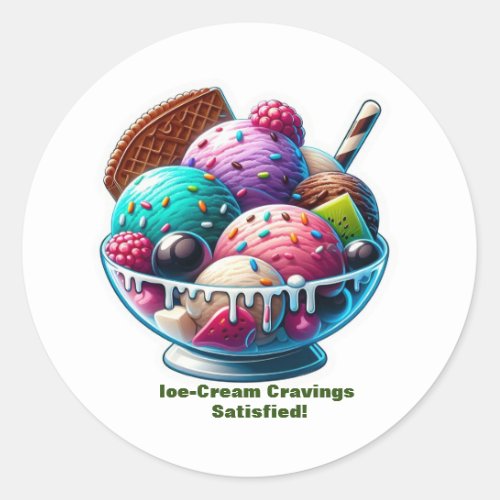 Ice Cream Stickers