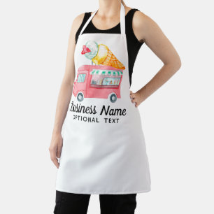 Ice Cream Store Business Custom Apron