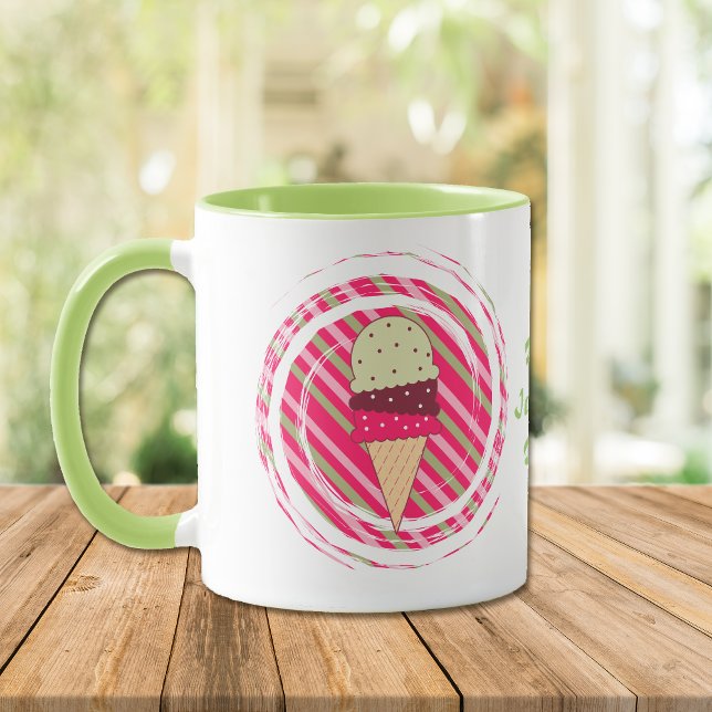 Ice Cream Strawberry Swirl Mug (Creator Uploaded)